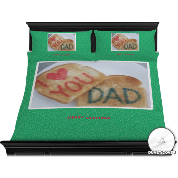 Custom Design - Bedding Set - King - Duvet - On Bed