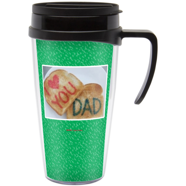 Custom Design Your Own Acrylic Travel Mug with Handle