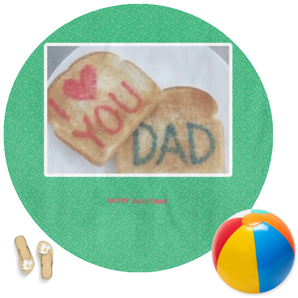 Custom Design Your Own Round Beach Towel