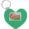 Design Your Own Heart Plastic Keychain