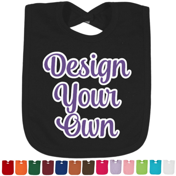 Custom Design Your Own Cotton Baby Bib