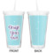 Custom Design - Double Wall Tumbler with Straw - Approval