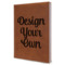Custom Design - Leatherette Journal - Large - Single Sided - Angle View