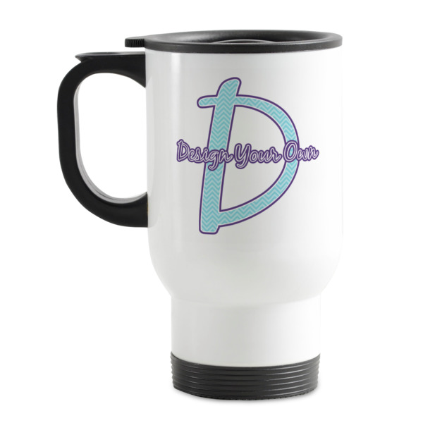 Custom Design Your Own Stainless Steel Travel Mug with Handle