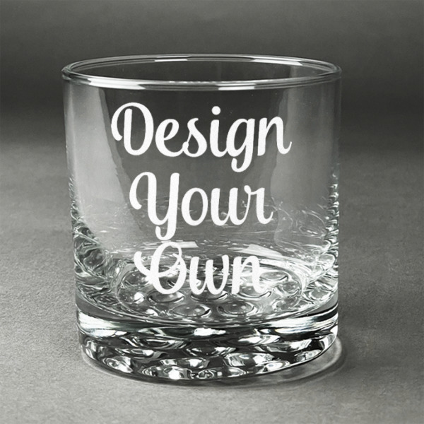 Custom Design Your Own Whiskey Glass - Engraved