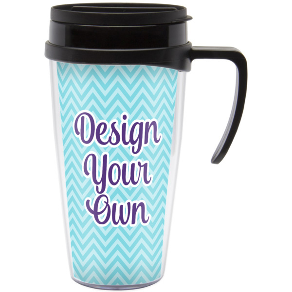 Custom Design Your Own Acrylic Travel Mug with Handle