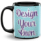 Custom Design - Coffee Mug - 11 oz - Full- Black