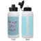 Custom Design - Aluminum Water Bottle - White APPROVAL
