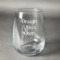 Custom Design - Stemless Wine Glass - Front/Approval