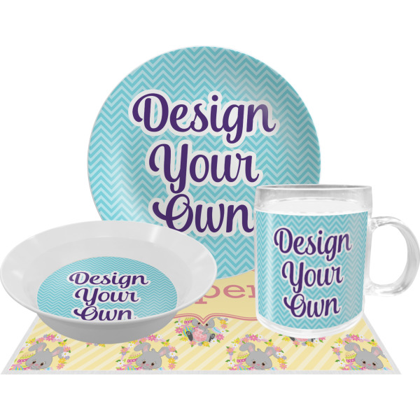 Custom Design Your Own Dinner Set - Single 4 Pc Setting