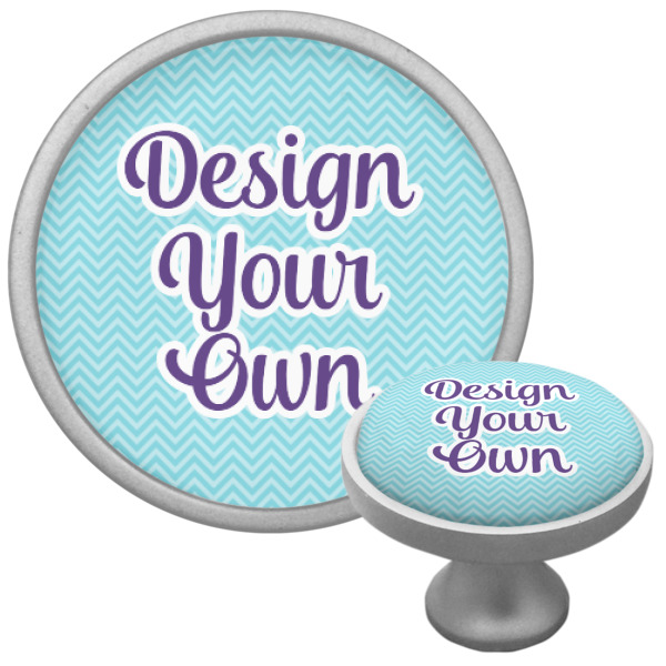 Custom Design Your Own Cabinet Knob - Silver