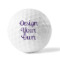 Custom Design - Golf Balls - Generic - Set of 12 - FRONT