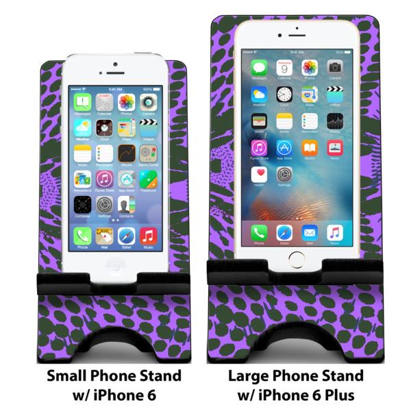 Custom Design - Compare Phone Stand Sizes - with iPhones