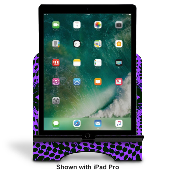 Custom Design - Stylized Tablet Stand - Front with ipad