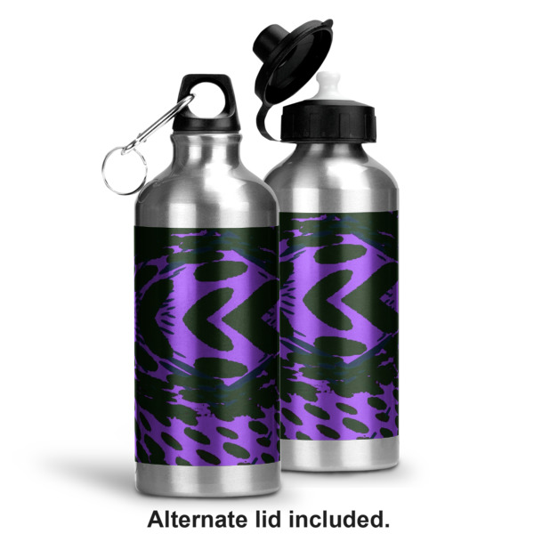 Custom Design - Aluminum Water Bottle - Alternate lid options