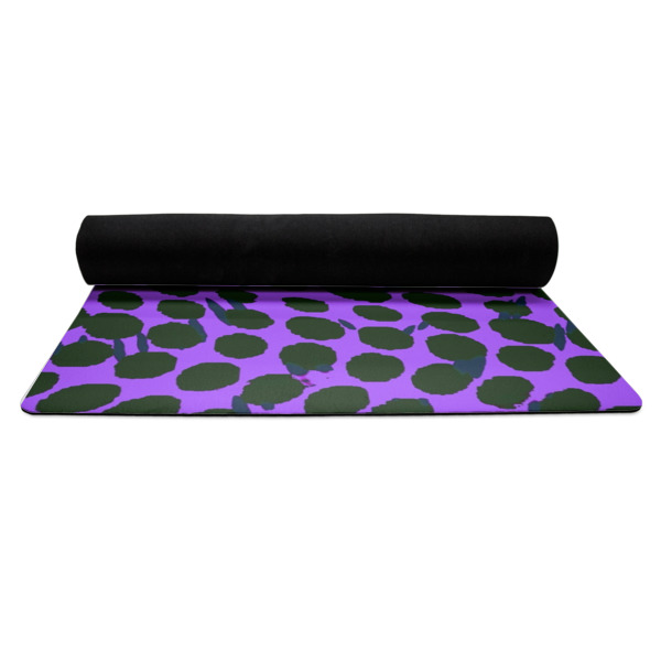 Custom Design - Yoga Mat Rolled up Black Rubber Backing