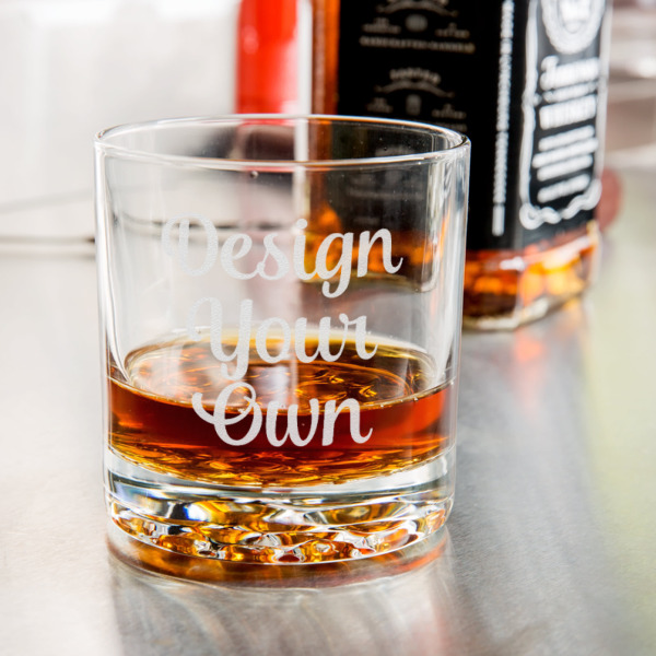 Custom Design - Whiskey Glass - Jack Daniel's Bar - In Use
