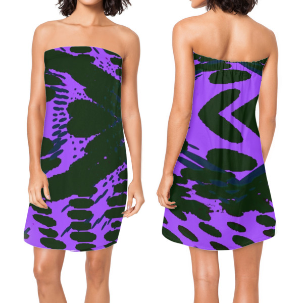 Custom Design - Custom Bath Wrap - Front & Back View