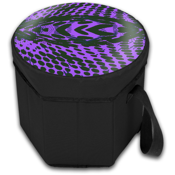 Custom Design - Collapsible Personalized Cooler & Seat (Closed)