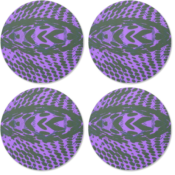 Custom Design - Coaster Round Rubber Back - Apvl