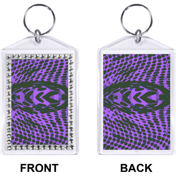 Custom Design - Bling Keychain (Front + Back)