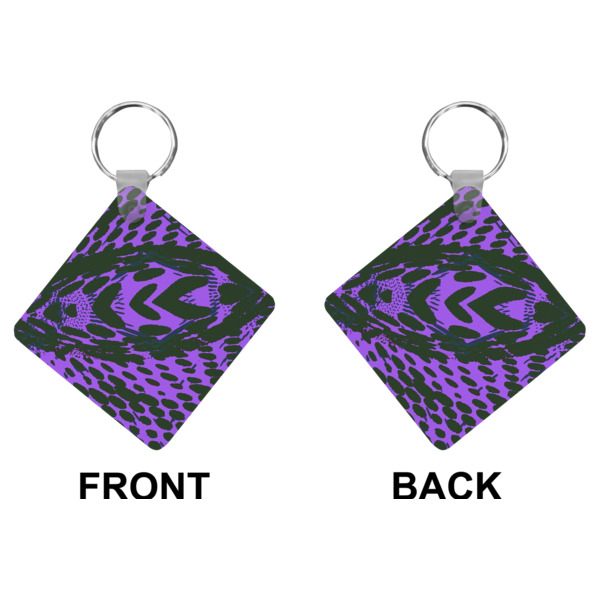 Custom Design - Diamond Keychain (Front + Back)