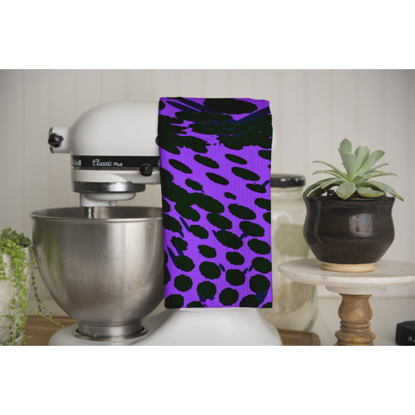 Custom Design - Waffle Weave Towel - Full Color Print - Lifestyle Image