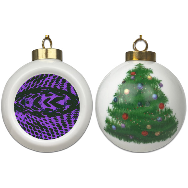 Custom Design - Ceramic Christmas Ornament - X-Mas Tree (APPROVAL)