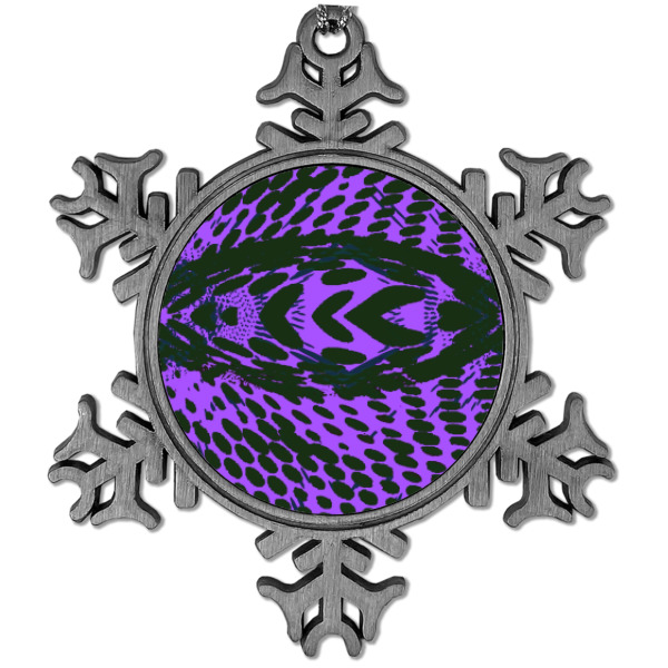 Custom Design Your Own Vintage Snowflake Ornament