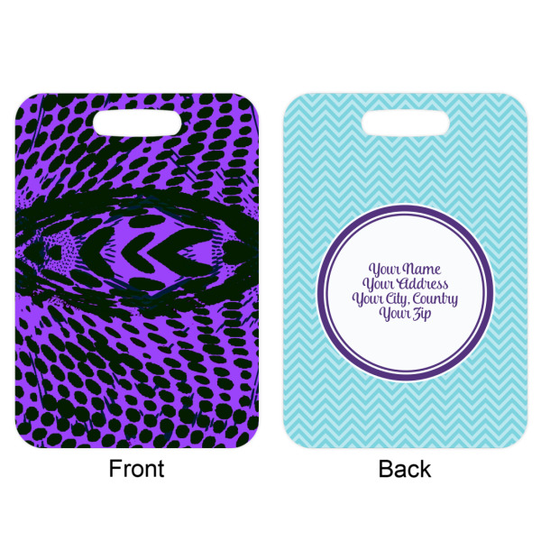 Custom Design - Metal Luggage Tag - Approval