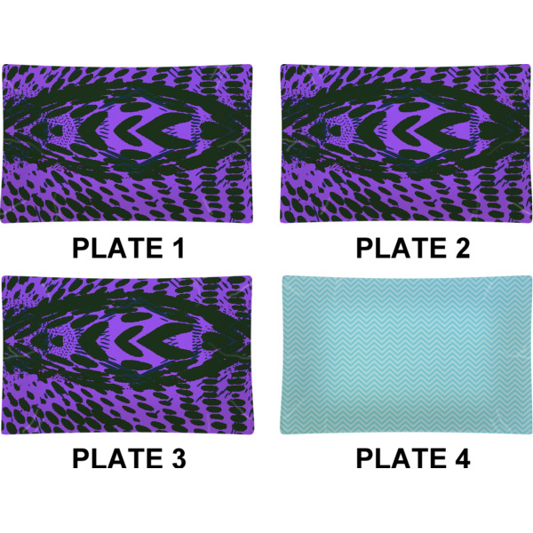 Custom Design - Set of Rectangular Dinner Plates (Approval)