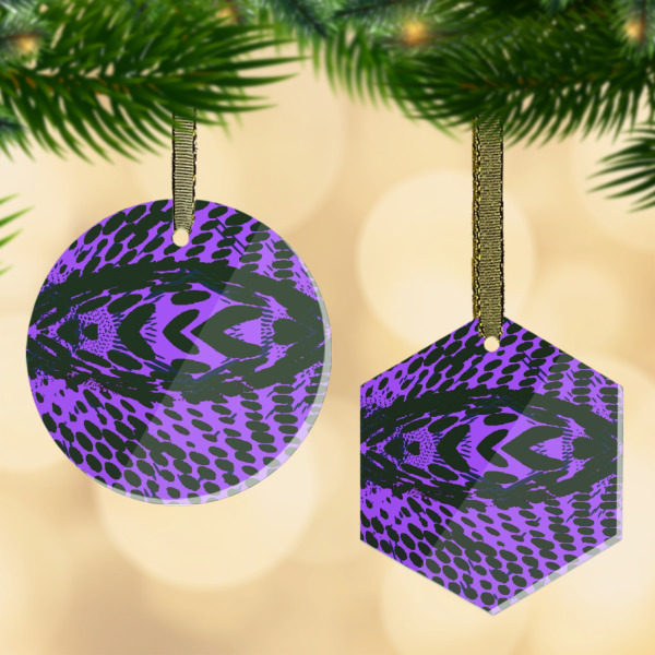 Custom Design Your Own Flat Glass Ornament