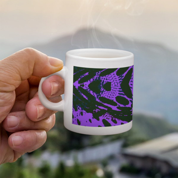 Custom Design - Single Shot Espresso Cup - Lifestyle in Hand