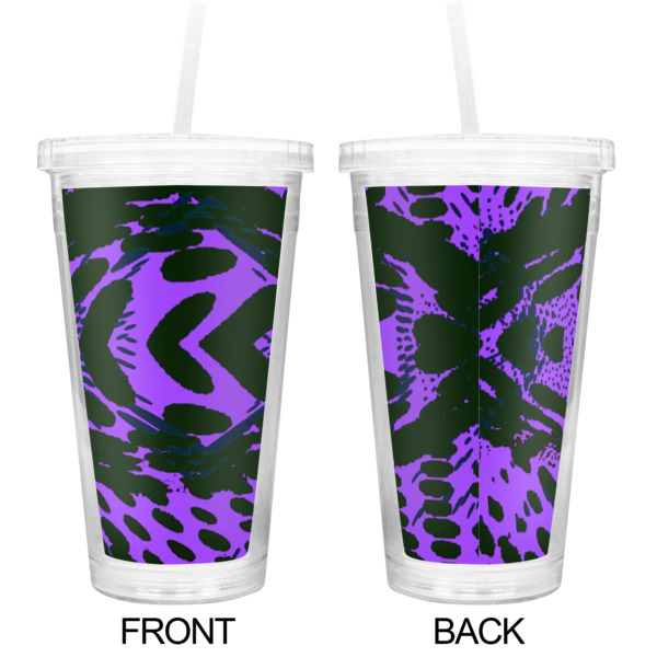 Custom Design - Double Wall Tumbler with Straw - Approval