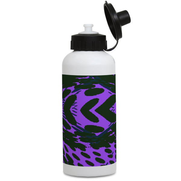 Custom Design Your Own Water Bottles - Aluminum - 20 oz - White