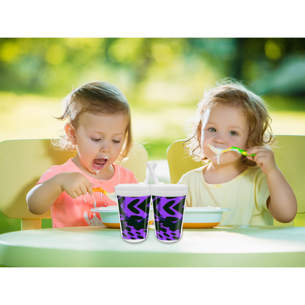 Custom Design - Sippy Cups w/Straw - Lifestlye