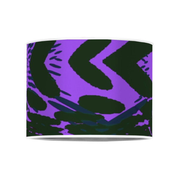 Custom Design - 8" Drum Lampshade - FRONT (Poly Film)