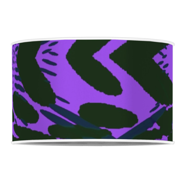 Custom Design - 12" Drum Lampshade - FRONT (Poly Film)