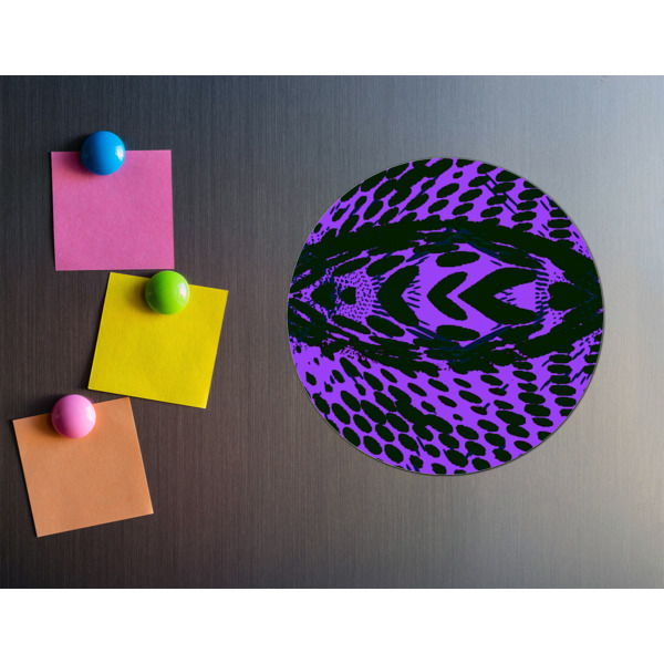 Custom Design - Round Fridge Magnet - LIFESTYLE