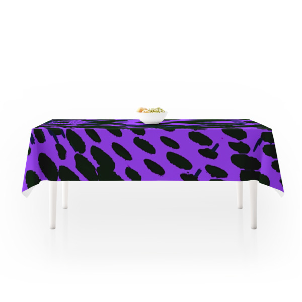 Custom Design - Tablecloths (58"x102") - LIFESTYLE (side view)