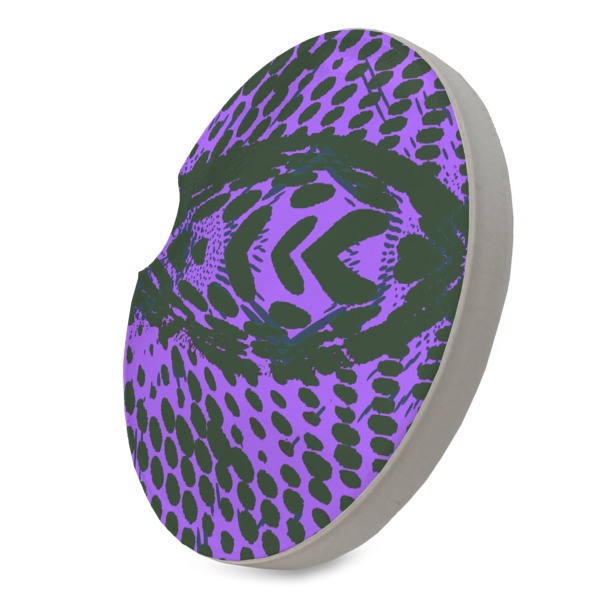 Custom Design - Sandstone Car Coaster - Standing Angle