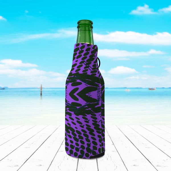 Custom Design - Zipper Bottle Cooler - LIFESTYLE