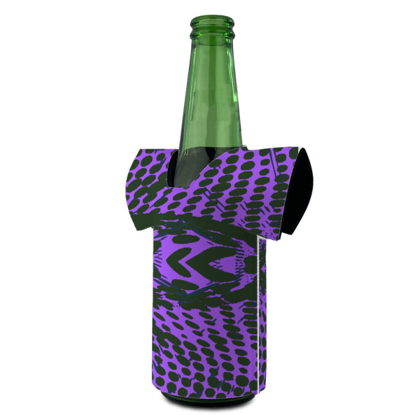 Custom Design - Jersey Bottle Cooler - ANGLE (on bottle)