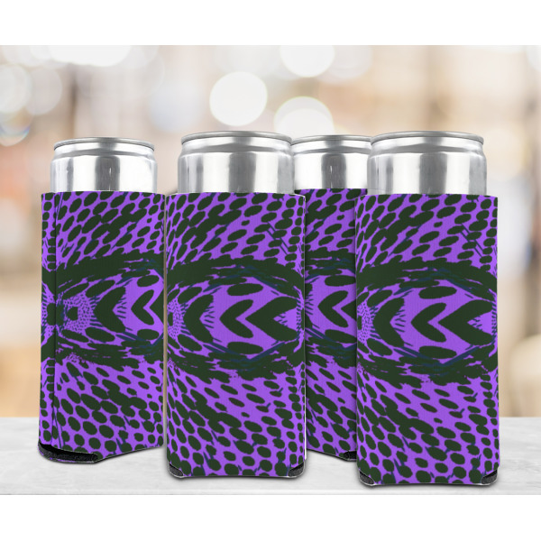Custom Design - Can Cooler - Tall 12oz - Set of 4 - In Context