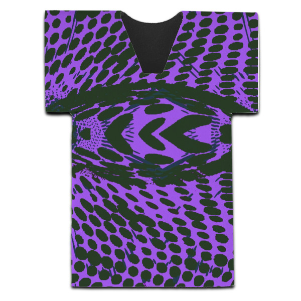 Custom Design - Jersey Bottle Cooler - Set of 4 - FRONT (flat)