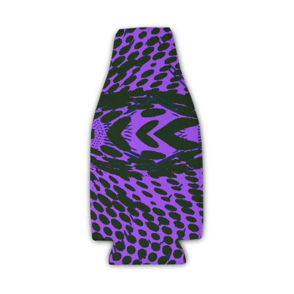 Custom Design - Zipper Bottle Cooler - Set of 4 - Front