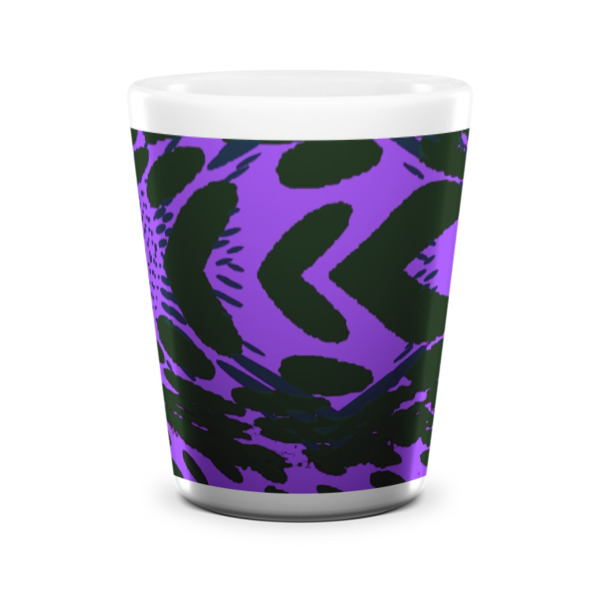 Custom Design - Ceramic Shot Glass - White - Front