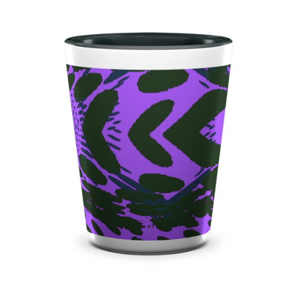 Custom Design - Ceramic Shot Glass - Two Tone - Front
