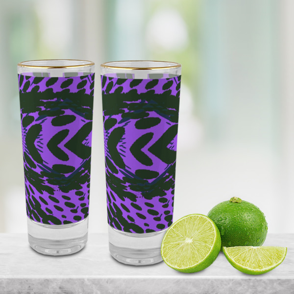 Custom Design - Glass Shot Glass - 2oz - Lifestyle