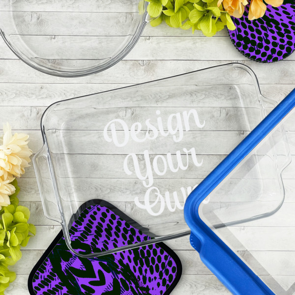 Custom Design - Glass Baking Dish - 13"x9" - Lifestyle